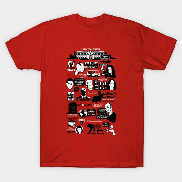 Quotes From the Hellmouth T-Shirt by TomTrager